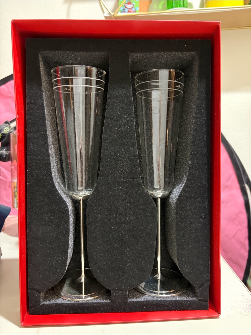 Kate Spade Champagne Flutes - Set of 2